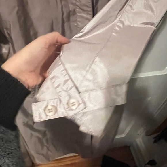 Silver vintage rain trench - Picture 5 of 6